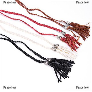 Thắt Lưng Nữ Da Pu Phối Tua Rua Phong Cách Boho