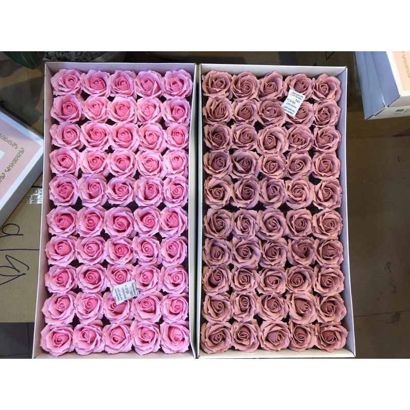 Hoa hồng sáp 6 lớp cánh xoăn