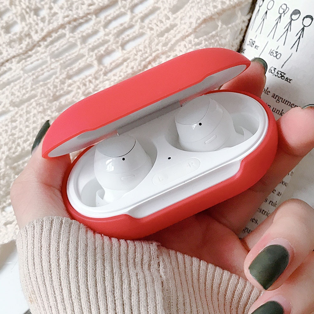 Ốp hộp sạc tai nghe cứng màu nhám dễ thương cho Samsung Galaxy Buds Plus