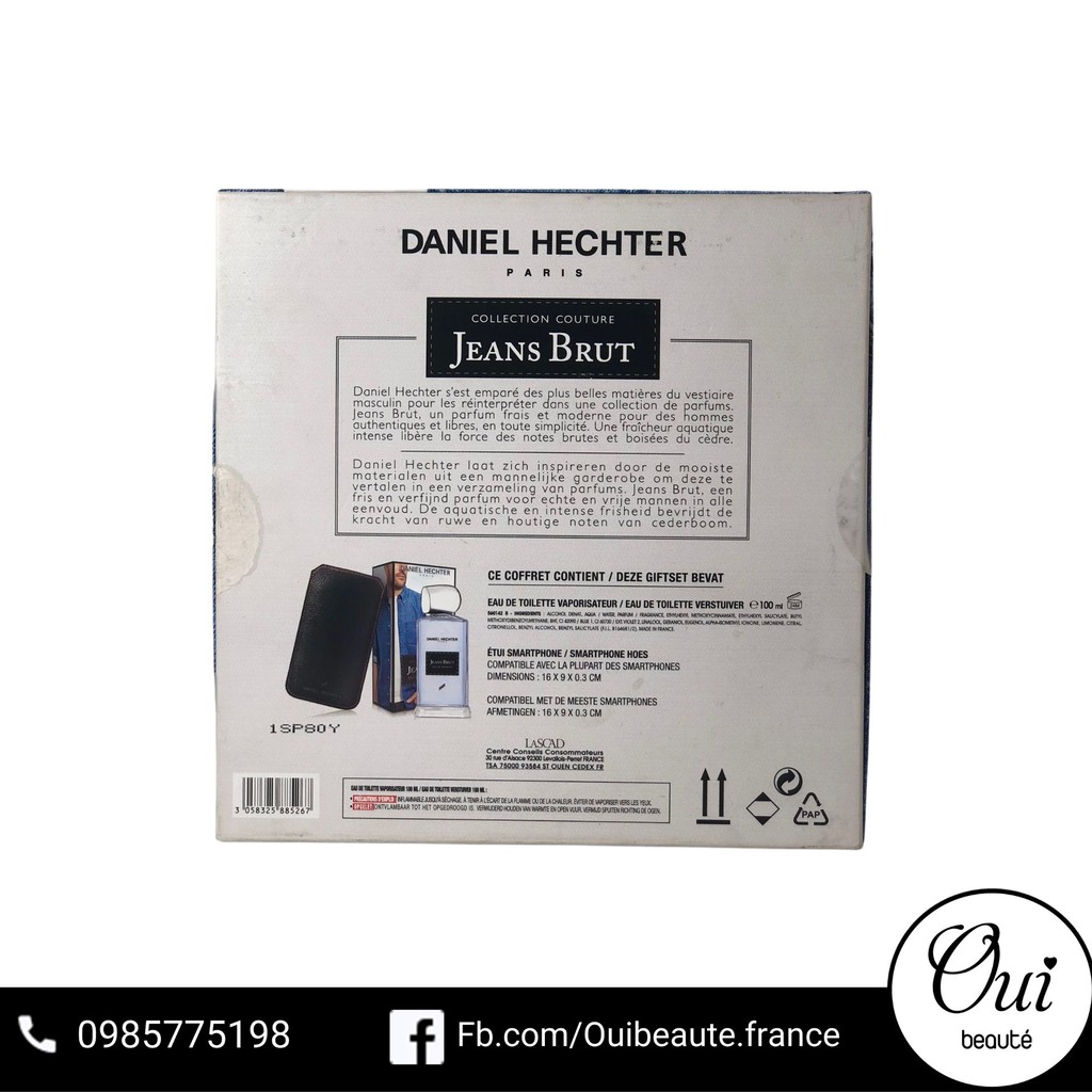Set nước hoa nam Daniel Hechter tặng bao da điện thoại Ouibeaute | Thế Giới Skin Care