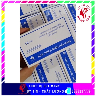 Kim chích mụn kim chích máu Hải Nam hộp 200 chiếc dùng trong nặn mụn spa thẩm mỹ viện