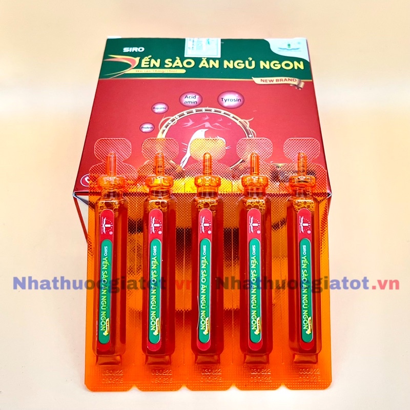 Siro Yến Sào Ăn Ngủ Ngon Tâm Dược Hộp 20 Ống