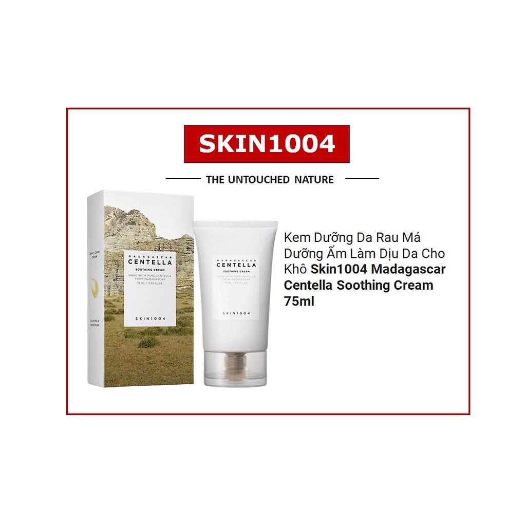 Kem dưỡng ẩm rau má Skin1004 Madagascar Centella Cream dành cho da mụn và da nhạy cảm 75ml - Út store