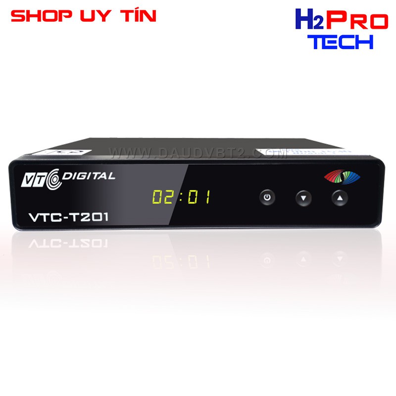 Đầu Thu Kỹ Thuật Số DVB T2 VTC-T201 Xem Truyền Hình Miễn Phí-Sắc Nét-Đa Kênh, Đầu Thu DVB T2 Cao Cấp-H2pro Tech