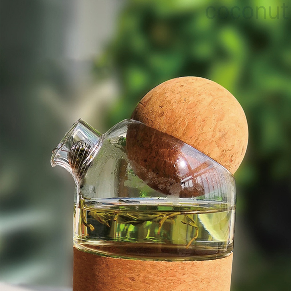 Set 2 nút bần chặn chai rượu hình tròn bằng gỗ 6.5cm