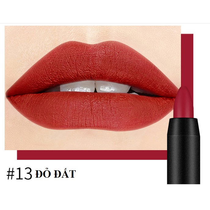 Son sáp bút chì Flowing Golden Kiss Matte Soft Lipstick siêu lì và mịn môi PI3016 | BigBuy360 - bigbuy360.vn