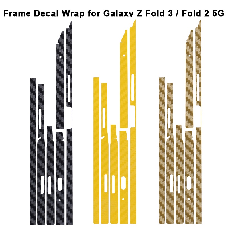 Miếng Dán Viền Điện Thoại 3D Bằng Sợi Carbon Cho SAMSUNG Galaxy Z Fold4 Fold 3 5G Matte Edge Z Fold 2 5G