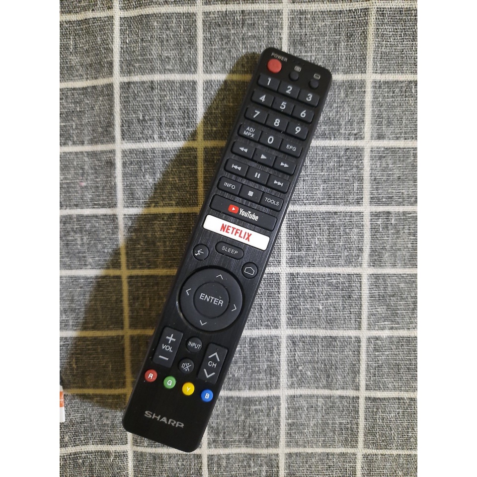 Remote Điều khiển TV Sharp đa năng tất cả các dòng tivi Sharp LCD/LED/Smart TV- Hàng tốt Tặng kèm Pin