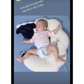combo gối cừu đa năng cá ngựa thêu tên 3 chữ
