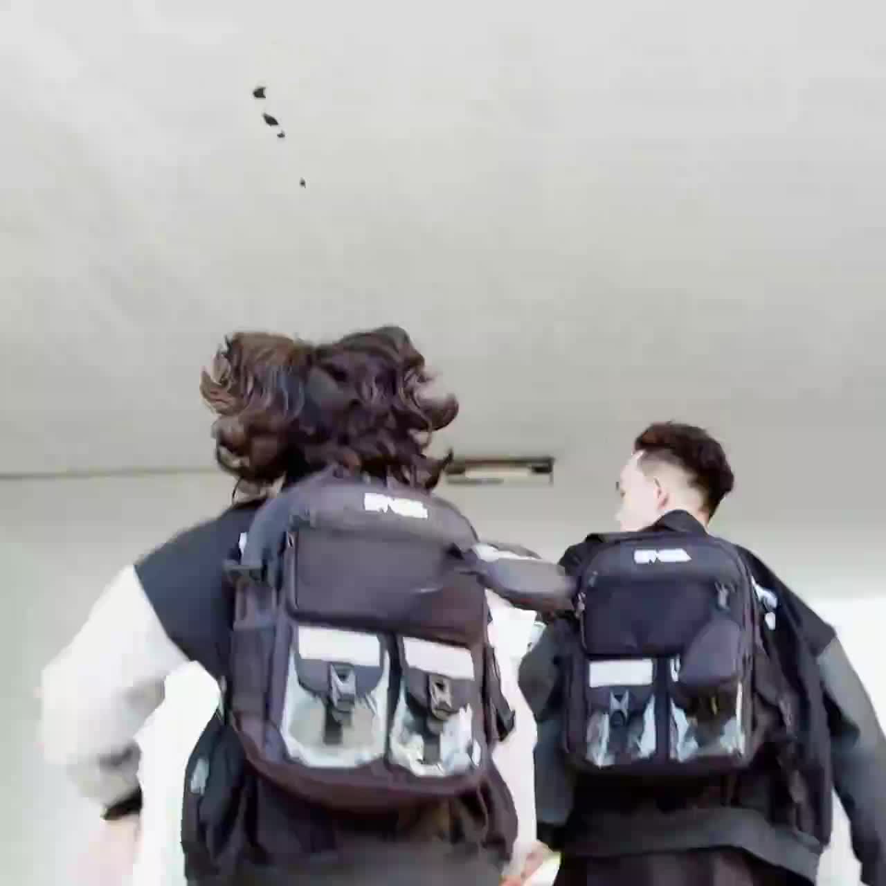 [Tặng kèm túi đeo chéo mini] Balo đi học nam phản quang local brand Davies - Black Warrior Backpack | BigBuy360 - bigbuy360.vn