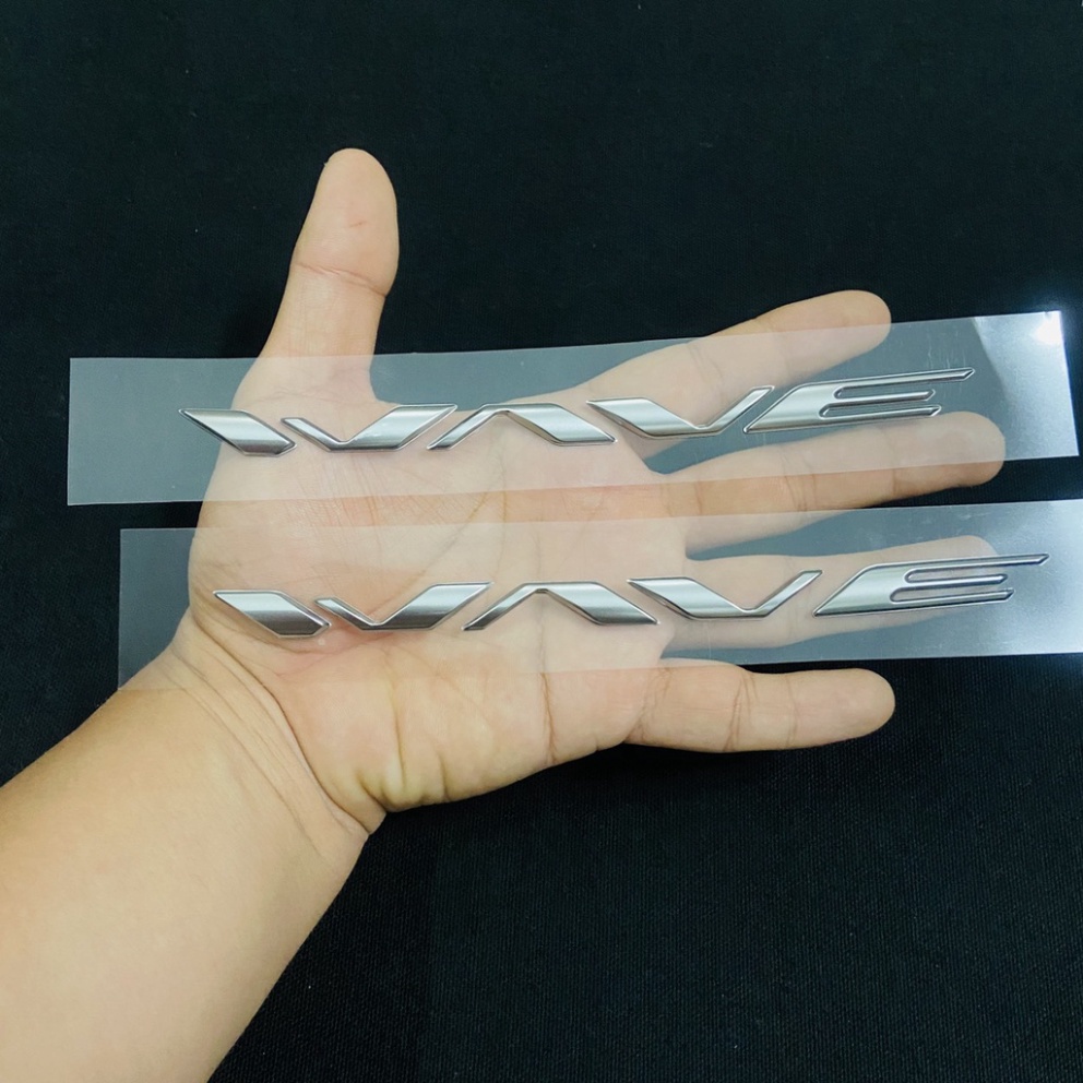 Tem chữ nổi Future, Wave thái, Wave A, số 125i thái chất liệu nhựa cứng xi bóng cao cấp