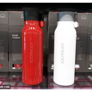Bình giữ nhiệt Lock&Lock Name Tumbler 500ml Màu đỏ