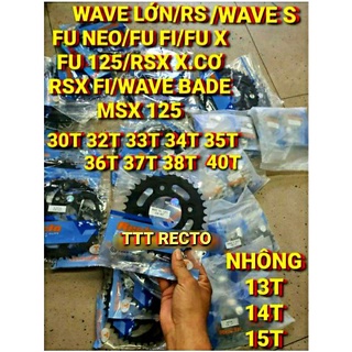 Nhông dĩa wave rs/rsx x.cơ/rsx fi/wave s110/fu 125/fu x/fu fi/fu neo/msx 125/rs nhật/wave lớn/wave blade
