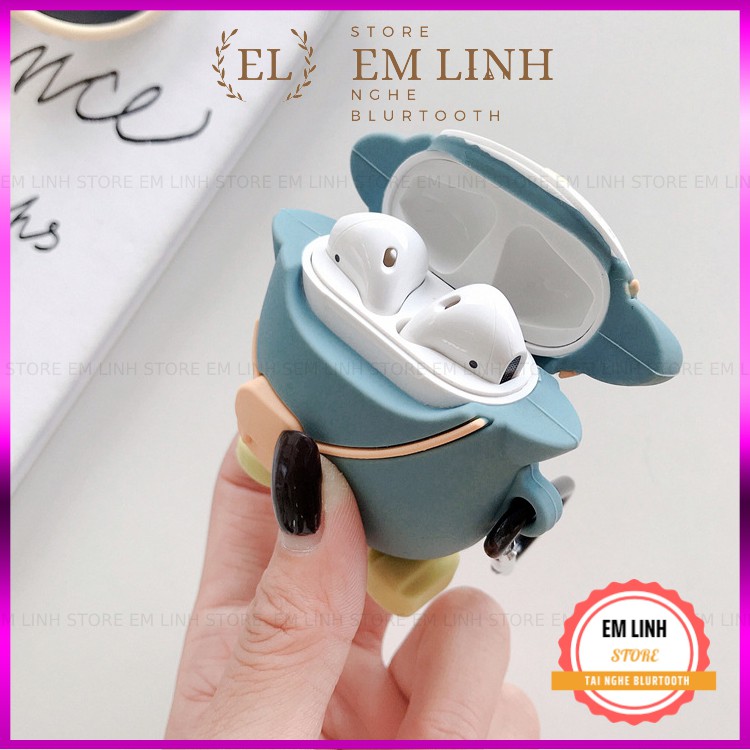 Case Vỏ Bao Airpods Đựng Tai Nghe Airpod 1/2/I12 TWS - Chất Liệu Silicon Chống Va Đập A2 M59 CHIM CÁNH CỤT