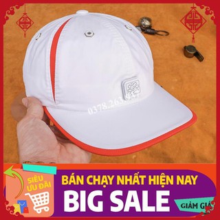 Nón Sơn 🔥Rẻ Tụt Quần🔥 Mũ Nón Khía Đỏ Bán Chạy Logo Vuông - Trắng Kết Đỏ [FlashSale80%]