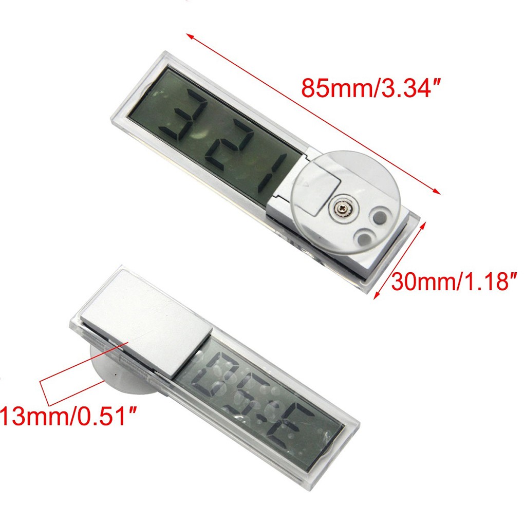 Đồng Hồ Điện Tử Gắn Kính Chắn Gió Xe Ô Tô | BigBuy360 - bigbuy360.vn