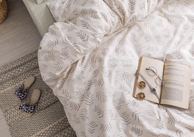 Set Cotton Living 100% Cotton Hàng Nhập Khẩu Cao Cấp 4 Món Vintage | BigBuy360 - bigbuy360.vn