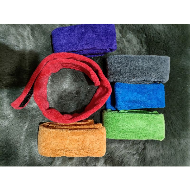 com bo 3 cái băng đô làm tóc , sử dụng khi hấp phục hồi hoặc khí uốn lạnh, băng thấm hút tốt