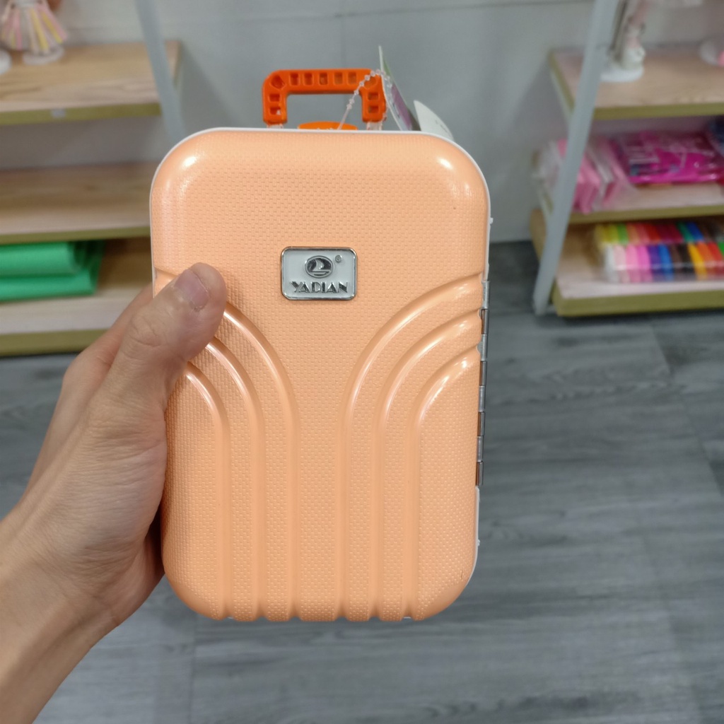 Vali Kéo Du Lịch Loại To Dài 17cm Thiết Kế Sang Trọng Cho Búp Bê
