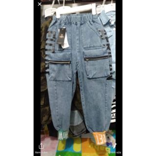 Combo quần jean hộp cao cấp và áo sơ mi sành điệu cho bé trai