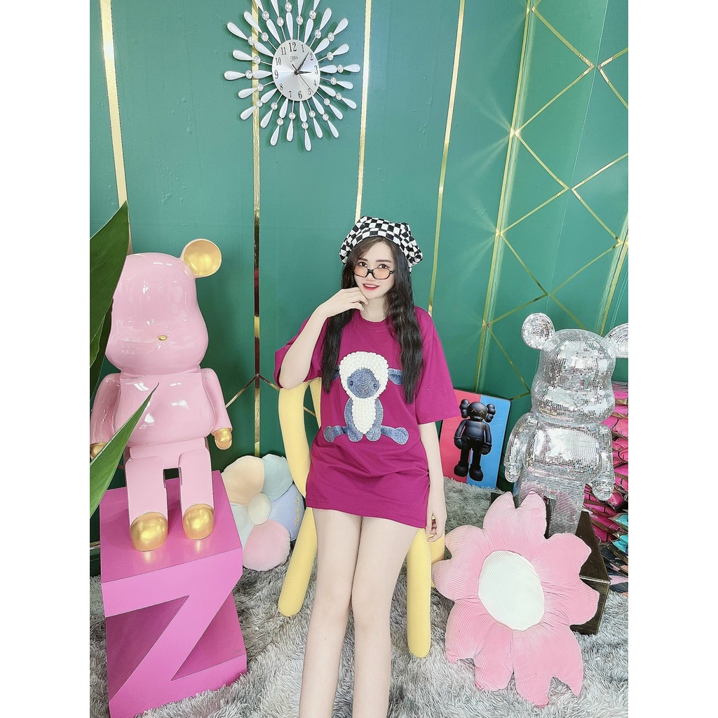 Áo Thun Hình Thêu Nổi Con Cừu Quảng Châu Cao Cấp  - AT20 | BigBuy360 - bigbuy360.vn