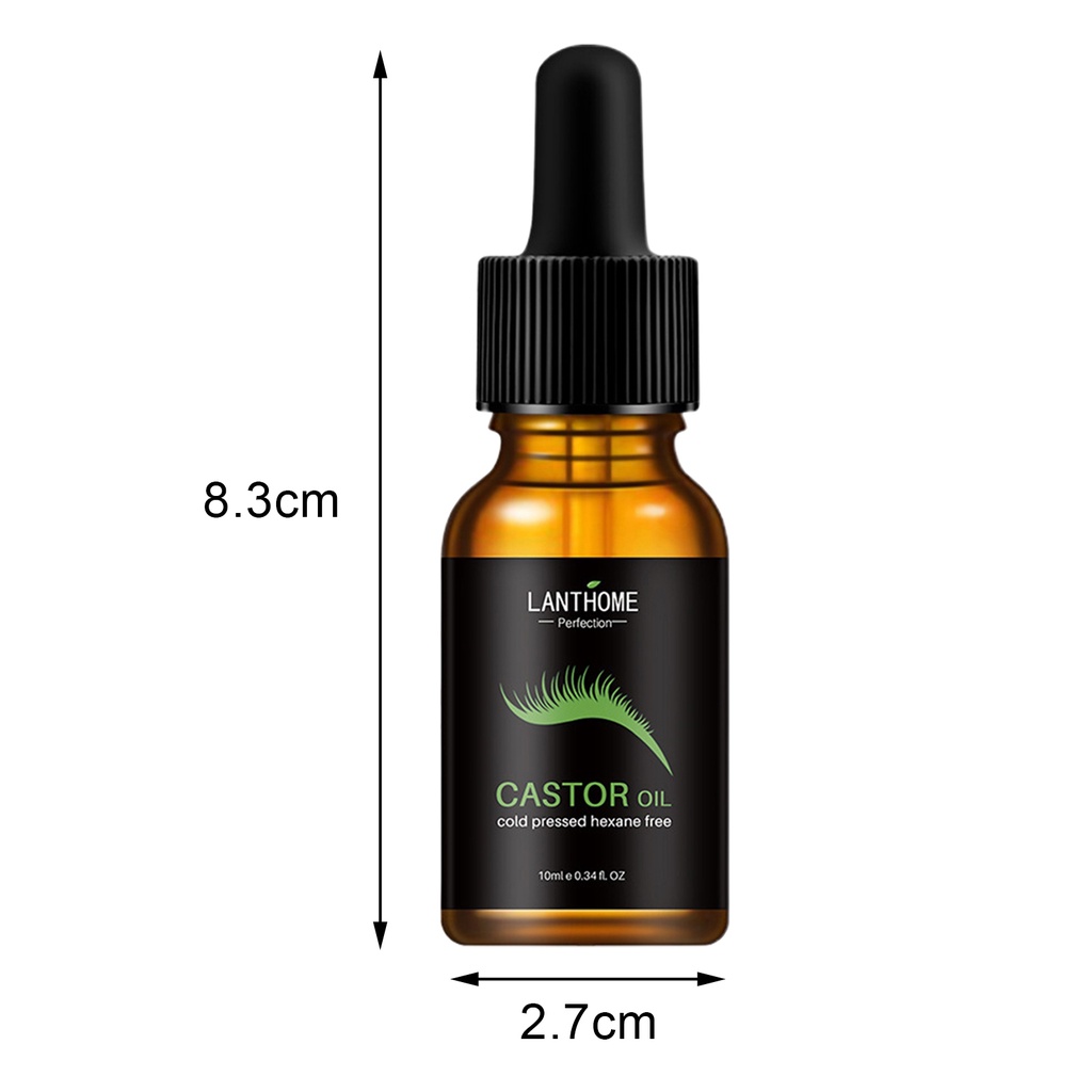 Dầu Thầu Dầu Kích Thích Mọc Lông Mi / Lông Mày Không Gây Kích Ứng 10ml