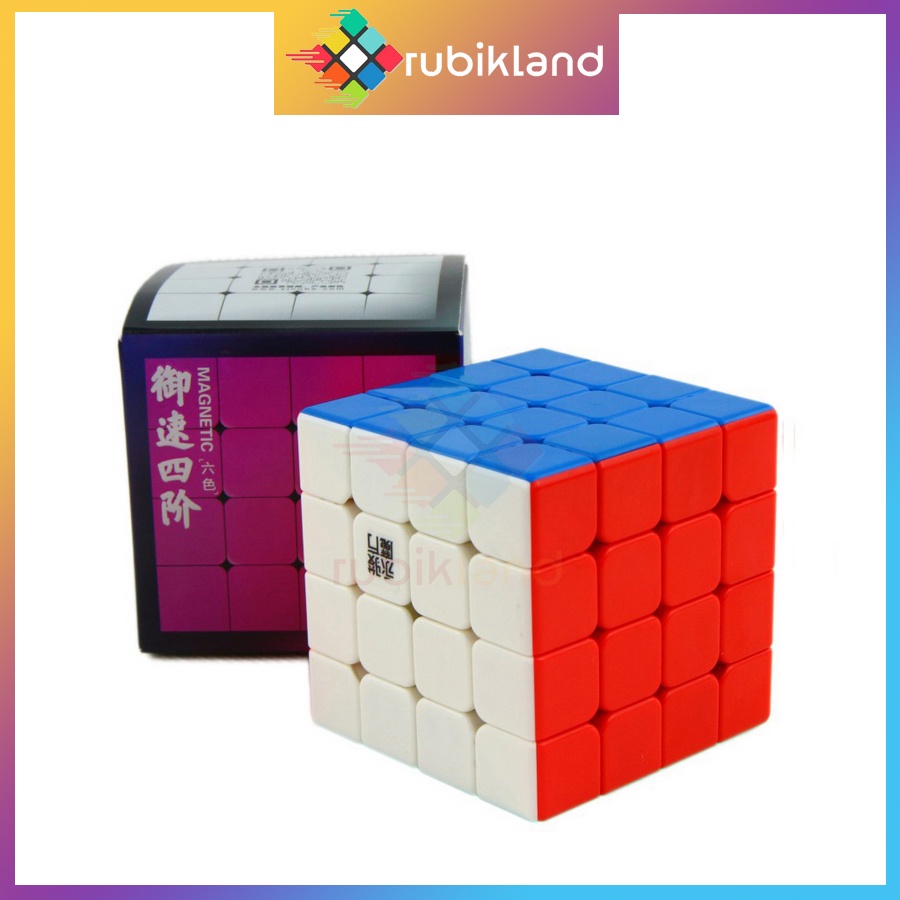 Rubik 4x4 Nam Châm YongJun YuSu V2 M Stickerless YJ V2M Rubic 4 Tầng Đồ Chơi Trí Tuệ Trẻ Em