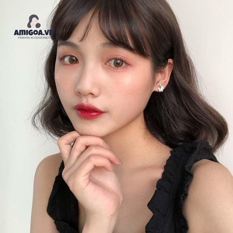 ✨✨Bông Tai hình bướm Bạc 925 Cao cấp Thời Trang