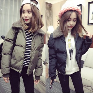 THANH LÝ Áo phao nữ dáng croptop