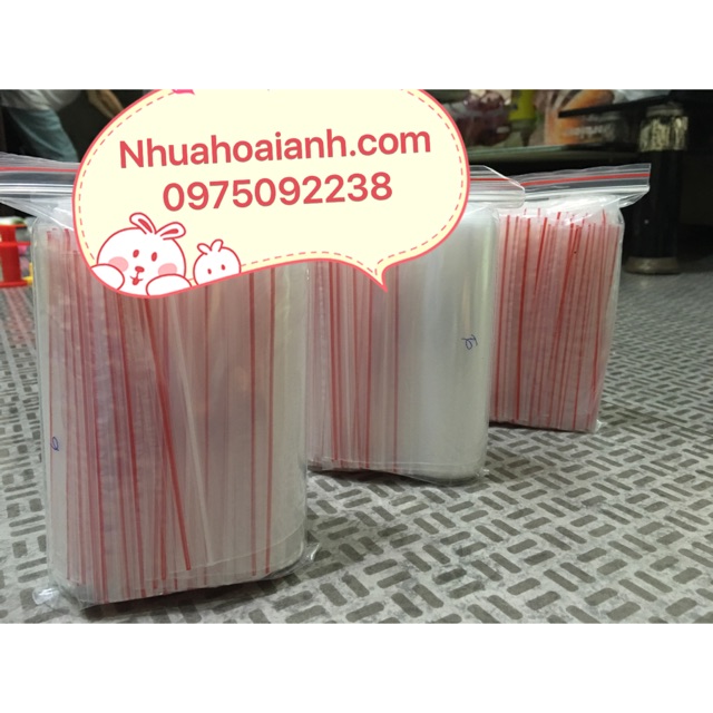 1kg túi zip chỉ đỏ ( inbox chọn size)