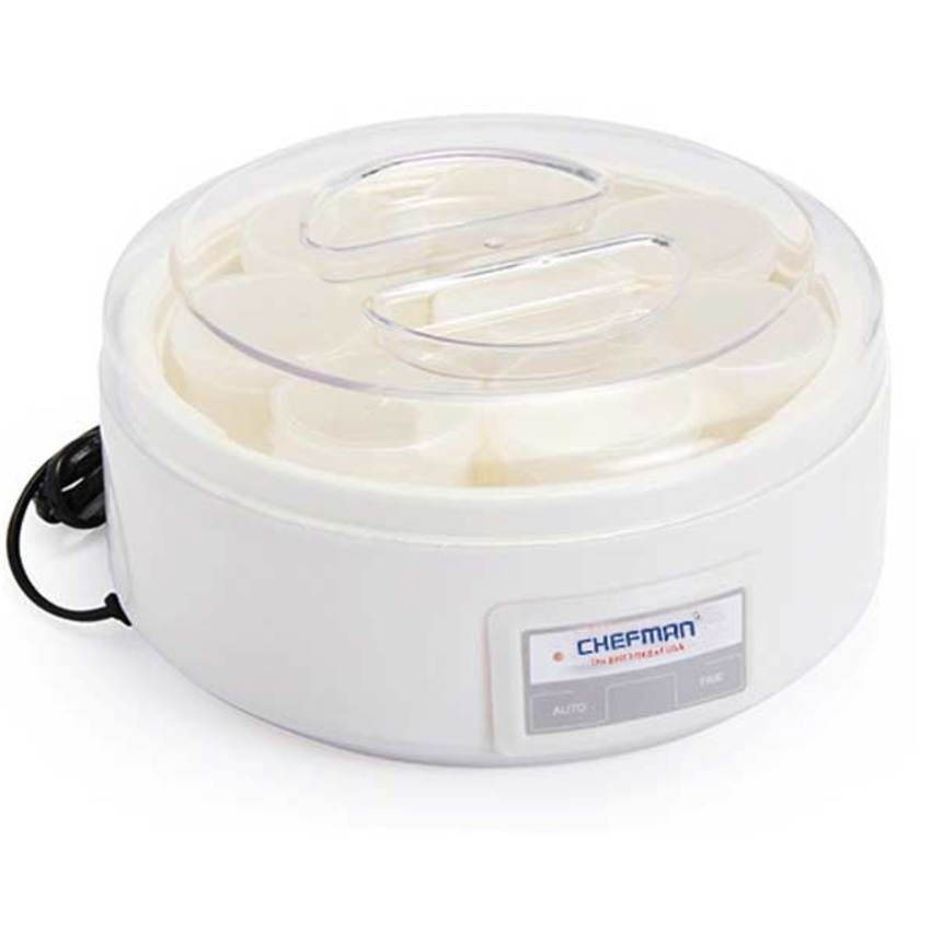 Máy Làm Sữa Chua Chefman CM-302T Loại 8 Cốc Thủy Tinh Chính Hãng