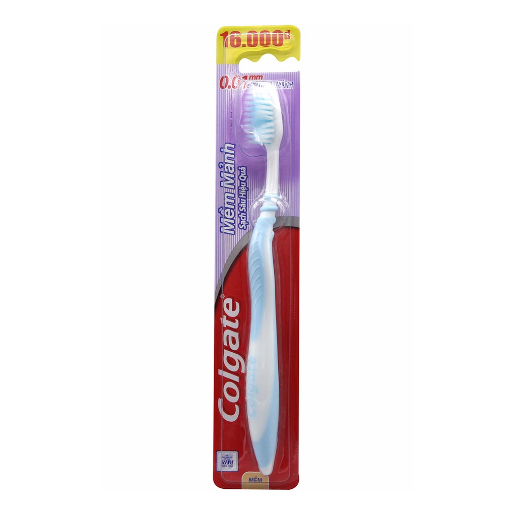 Bàn chải đánh răng Colgate Lông chải mềm mảnh Sạch sâu hiệu quả