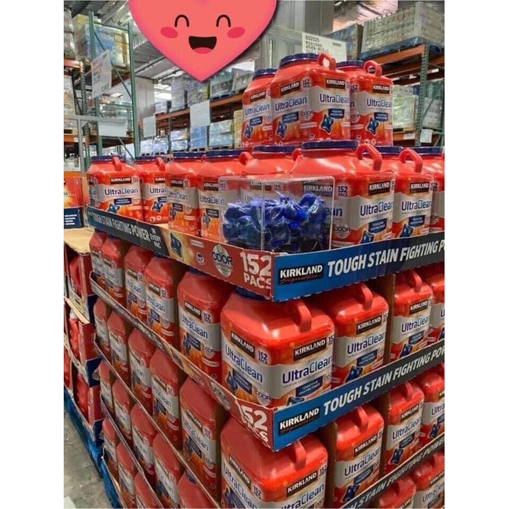 Viên Giặt Kirkland Signature Ultra Clean 152 Viên
