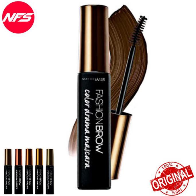 (Hàng Mới Về) Mascara Trang Điểm Lông Mày Màu Nâu Đậm Thời Trang Hiệu Maybelline