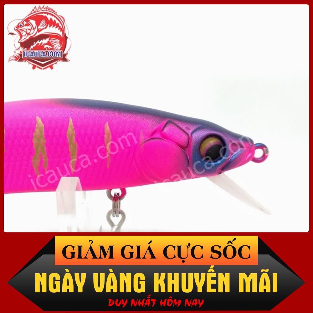 [Siêu Sốc] IC110 Minnow Hồng 15g lưỡi Owner mồi lure giả câu cá chẽm nhồng mú hiệu quả cao giá rẻ