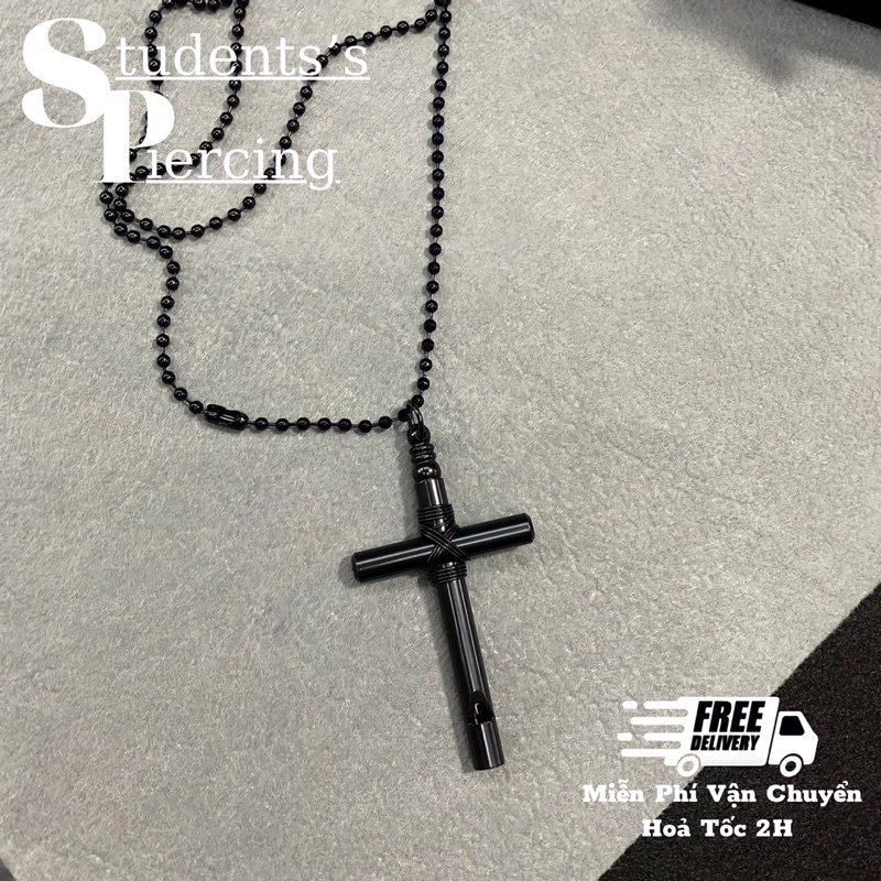 [NOW SHIP] Vòng Cổ Chữ Thập Phong Cách Unisex Cá Tính