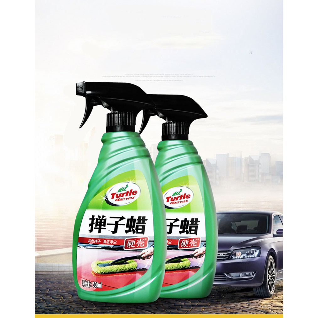 Chai xịt làm sạch bụi bẩn tạo độ bóng trên xe nhanh chóng Turtle G-2054 dung tích 500ml