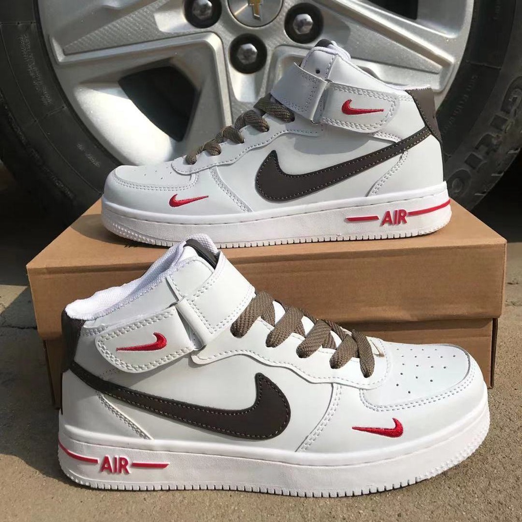 Giày Thể Thao Air Force One Cổ Thấp Màu Trắng Thời Trang Cao Cấp Cho Nam