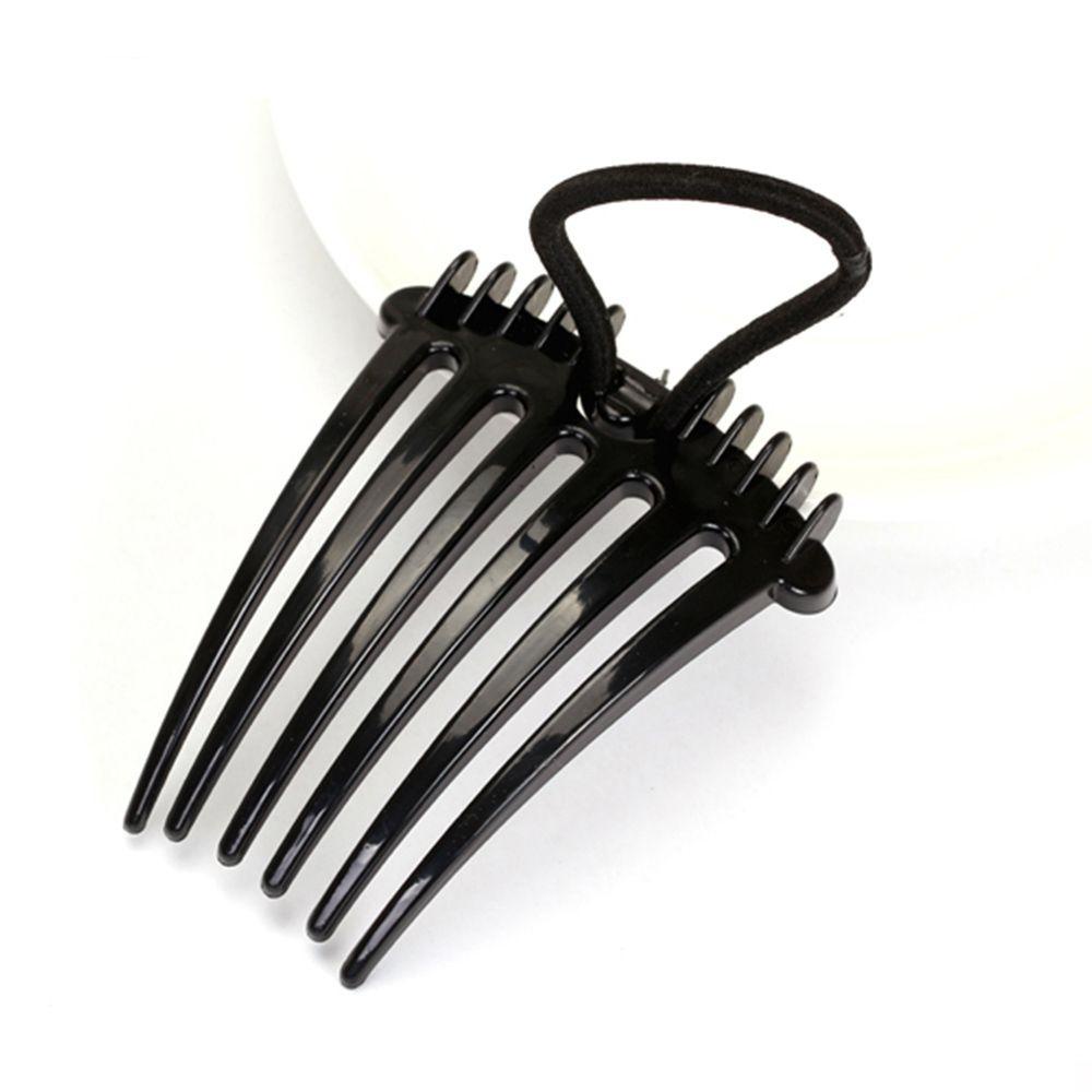 Bộ 2 Lược Kẹp Tóc Đuôi Ngựa Bằng Nhựa Tiện Dụng