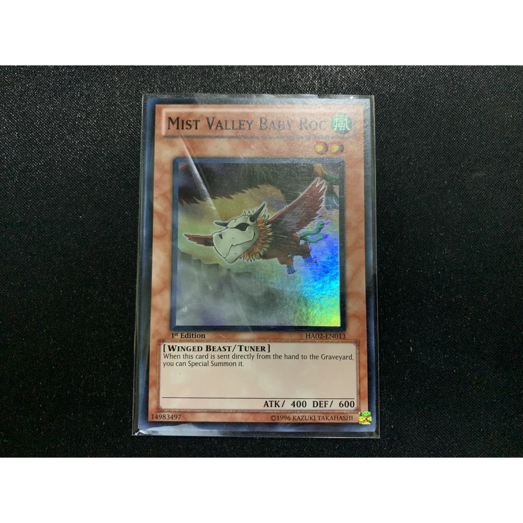 Thẻ Bài Yugioh Chính Hãng Mist Valley Baby Roc - HA02-EN013