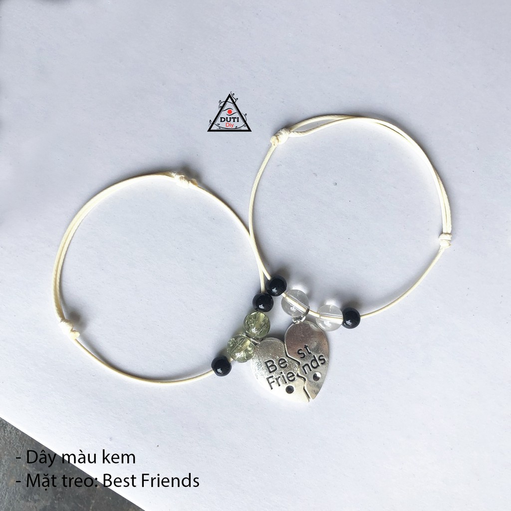 Vòng tay Tình Bạn FRIENDS cặp nhóm DutiOS dây rút - VRF002