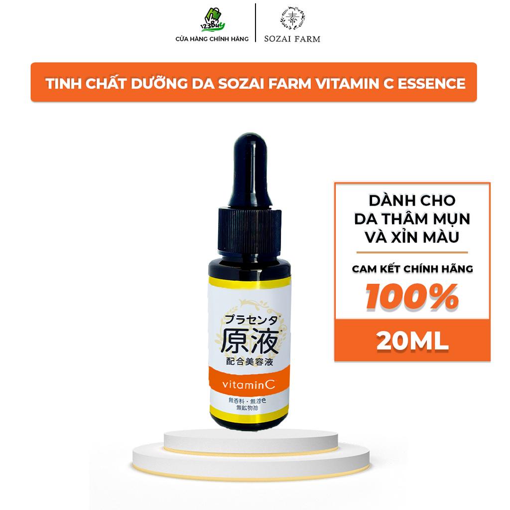 Tinh chất dưỡng da lành tính tăng độ đàn hồi Nhật Bản Sozai Farm Vitamin C Essence – Dạng Serum - 20ml