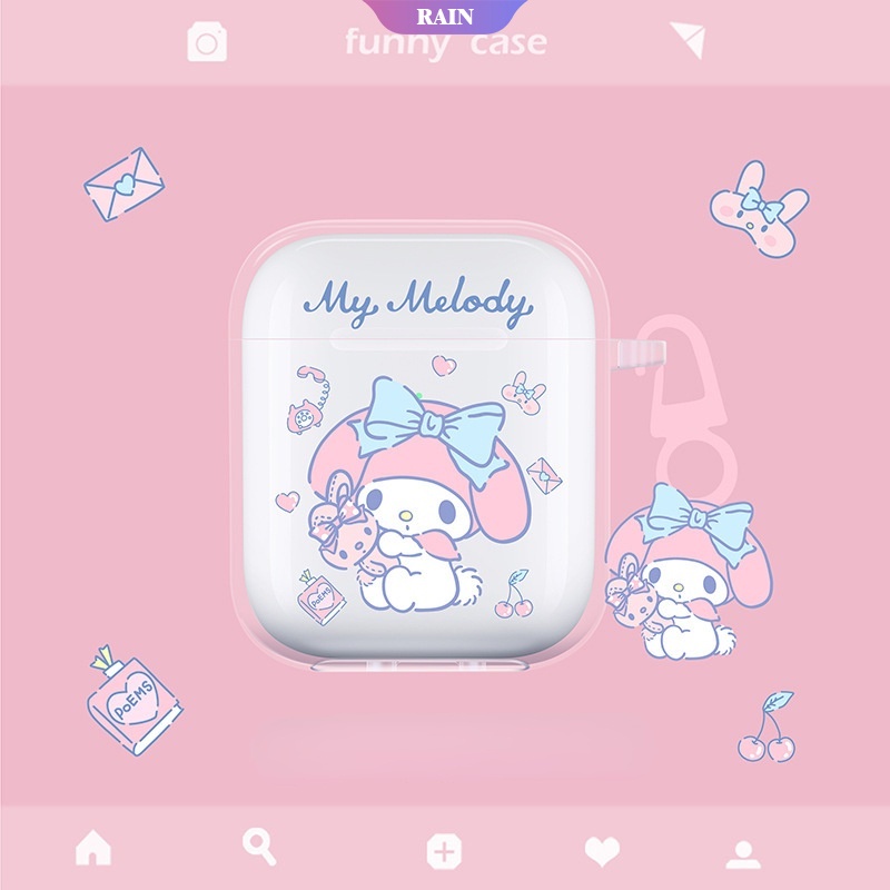 Vỏ Bảo Vệ Hộp Sạc Tai Nghe Airpods 1 2 3 Pro Bằng TPU Mềm Hình Cinnamoroll Melody Dễ Thương
