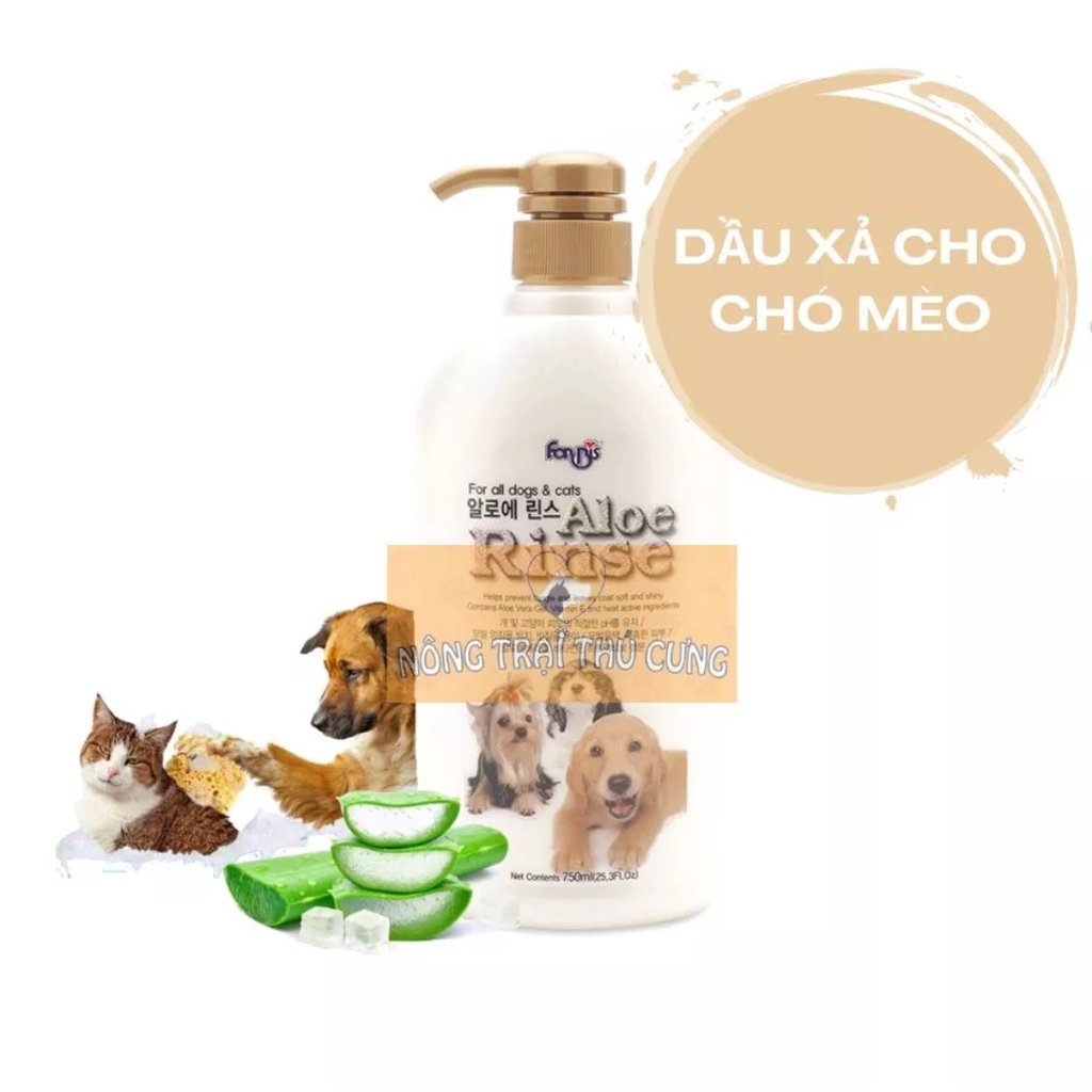 Sữa Tắm Forcans Chiết Xuất Nha Đam Cho Chó Mèo 750ml