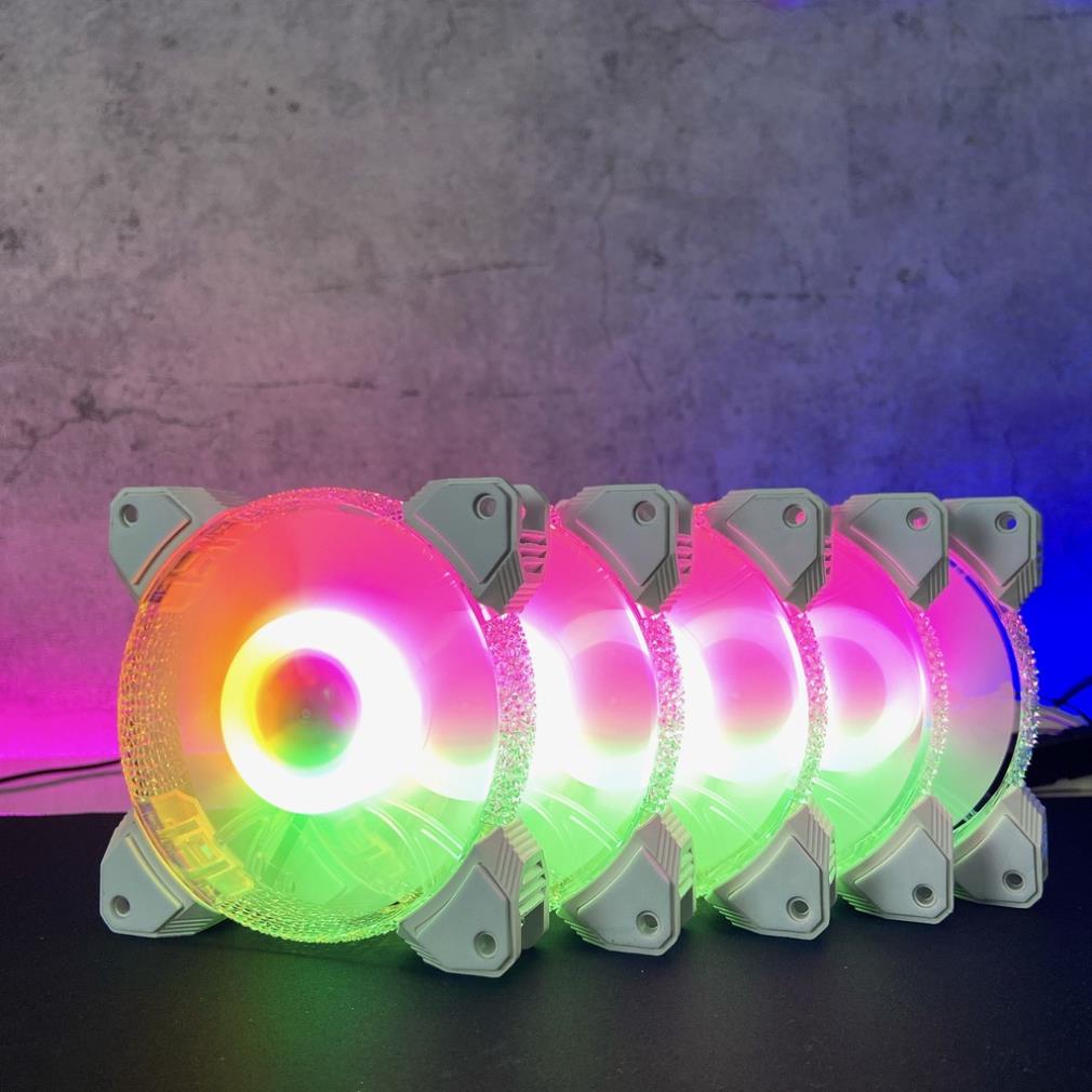 Quạt Tản Nhiệt, Fan Led RGB case 12cm hub cpu pc SRHX