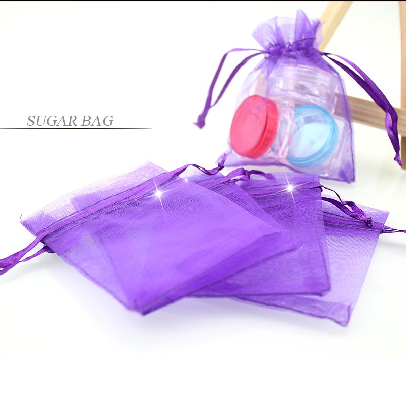 100 Túi Organza hỗ trợ Túi đám cưới Giáng sinh