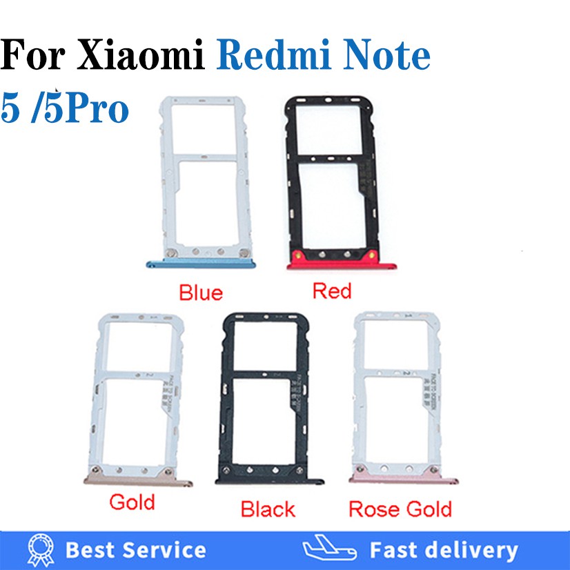 Mới Khay Đựng Thẻ Sim Thay Thế Chất Lượng Cao Cho Xiaomi Redmi Note 5 / 5pro Note5