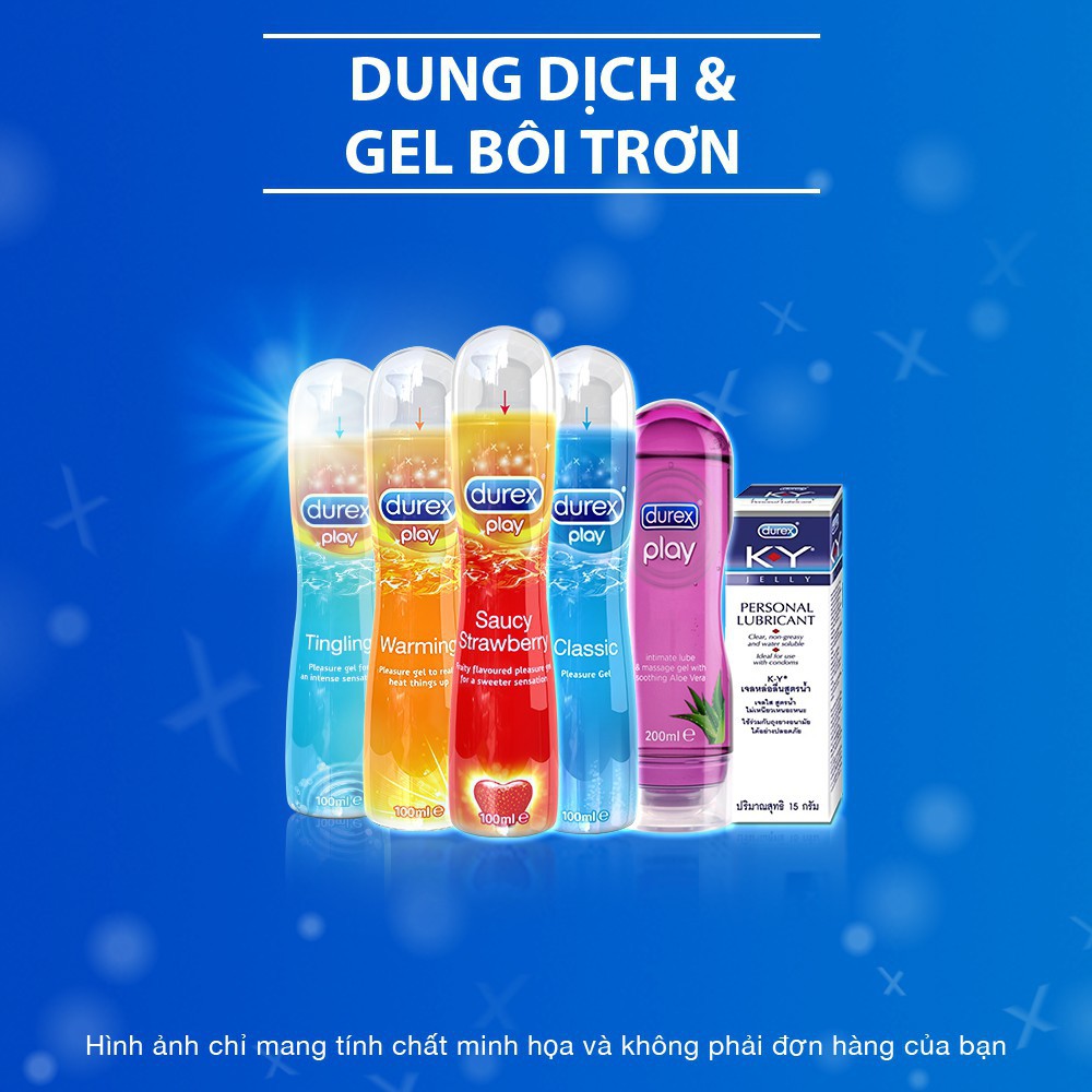 [Chính hãng] Gel bôi trơn Âm đạo Durex Play Classic 50ml - Tăng độ ẩm tự nhiên, Giúp cuộc yêu được thăng hoa