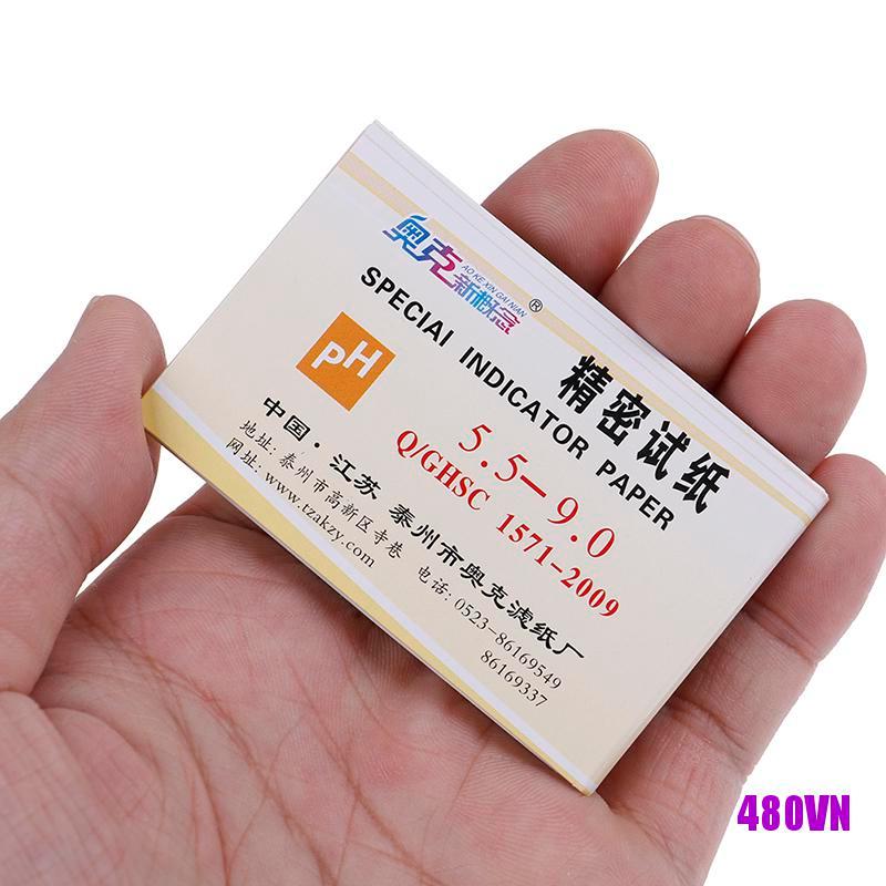 Máy Đo Độ PH 80Strips 5.5-9.0 Kiềm Dầu