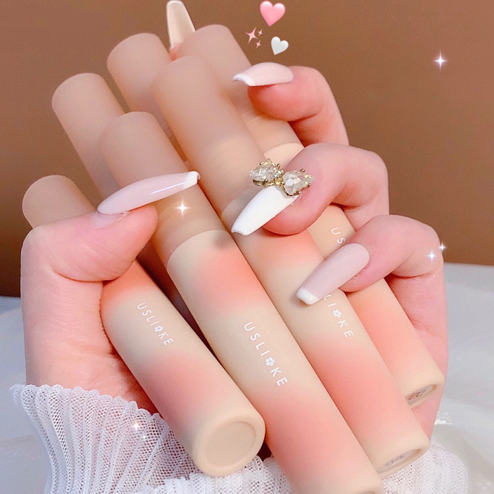 Son Kem Lâu Trôi Không Dính Cốc Màu Trắng Thời Trang